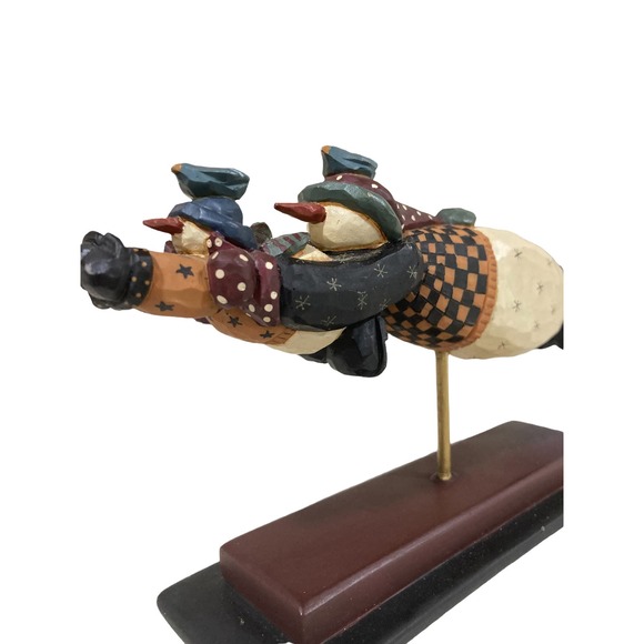 Williraye Studio Snowman Flying Lesson 8"‎ Figurine - Picture 2 of 7